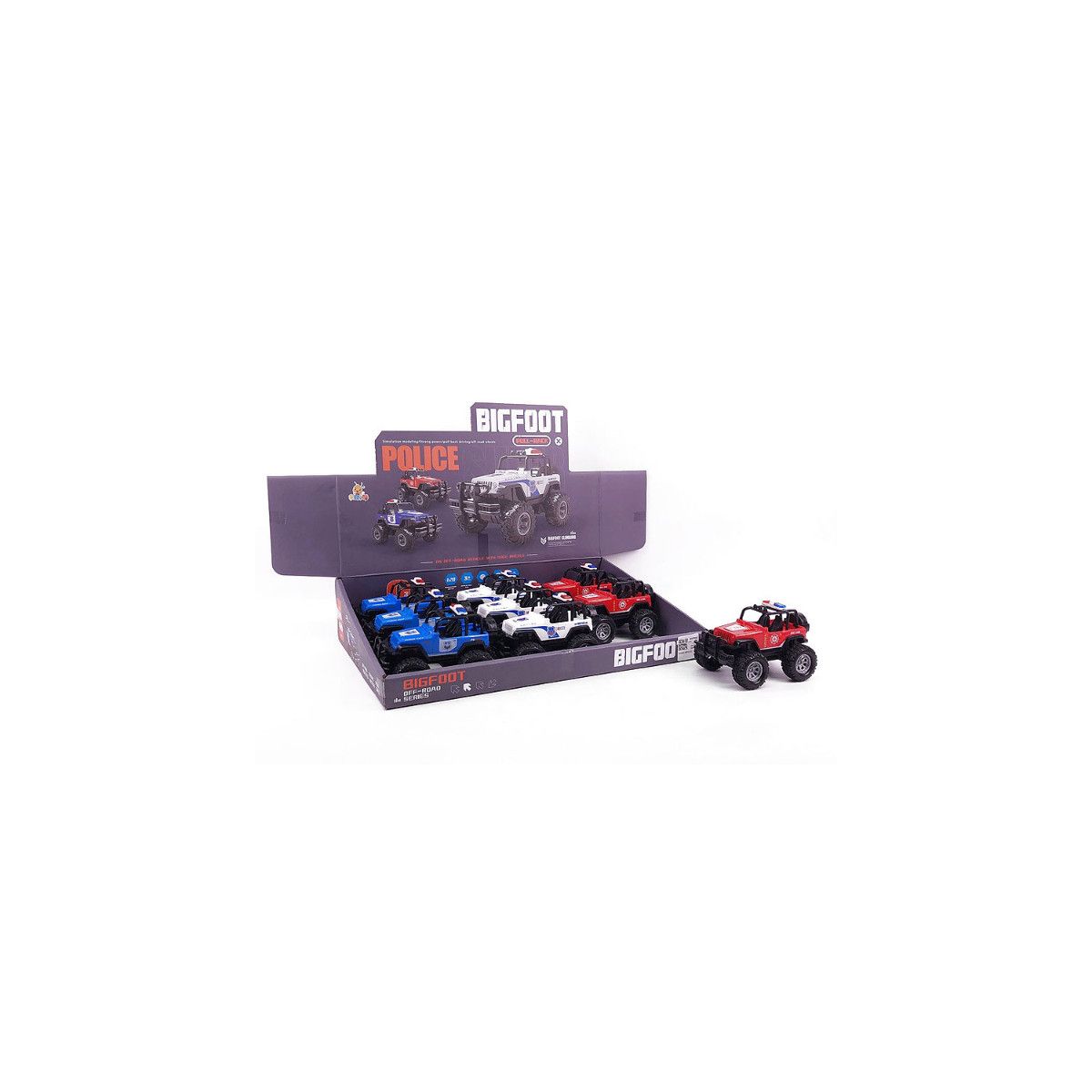 Samochód Jeep służby 13cm Bigtoys (BA1795)