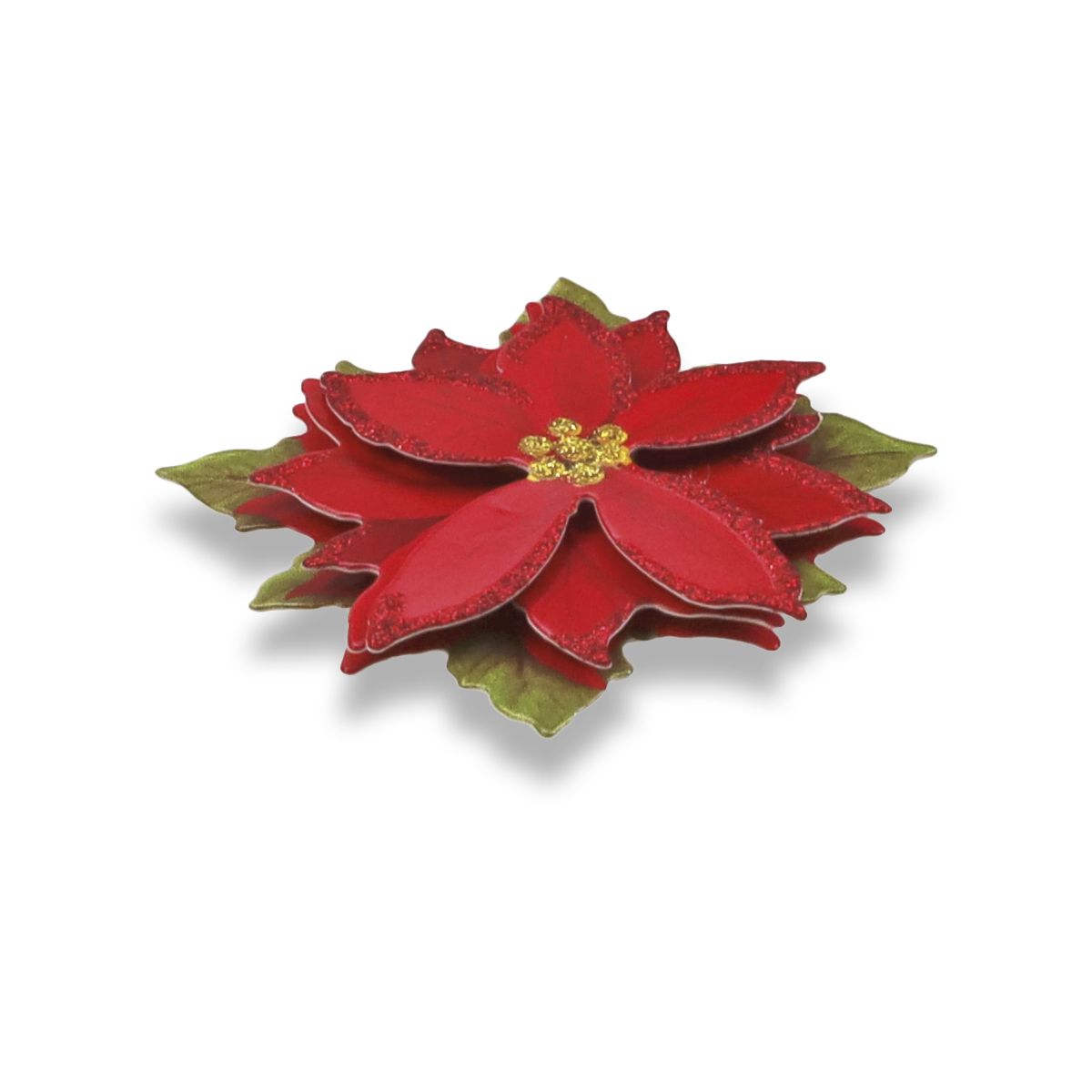 Naklejka (nalepka) Craft-Fun Series papierowa 3D poinsecje Titanum (25YQ0513-9)