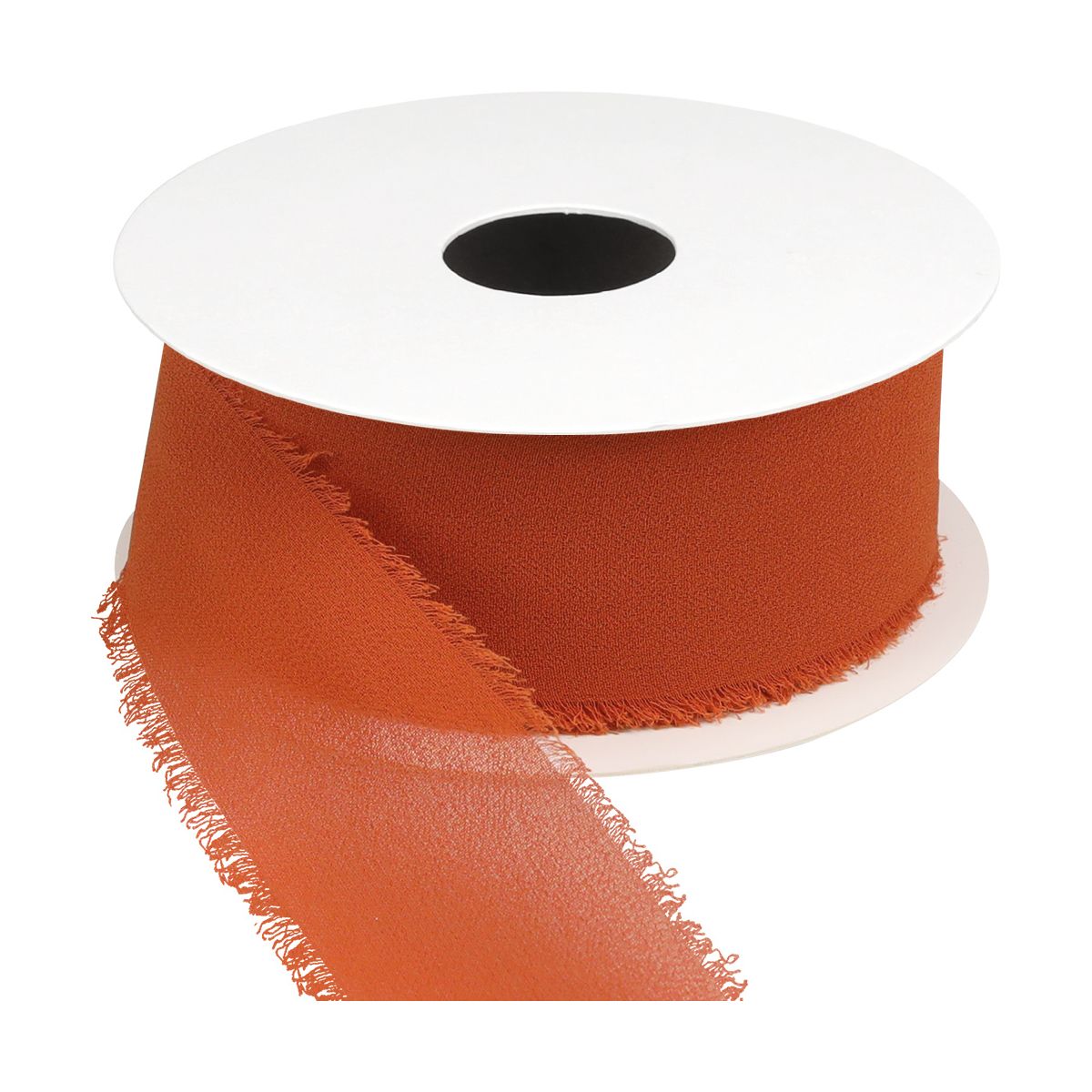 Wstążka Titanum Craft-Fun Series szyfonowa strzępiona 40x10 [mm x m] miedziana (WJ40-10-020)