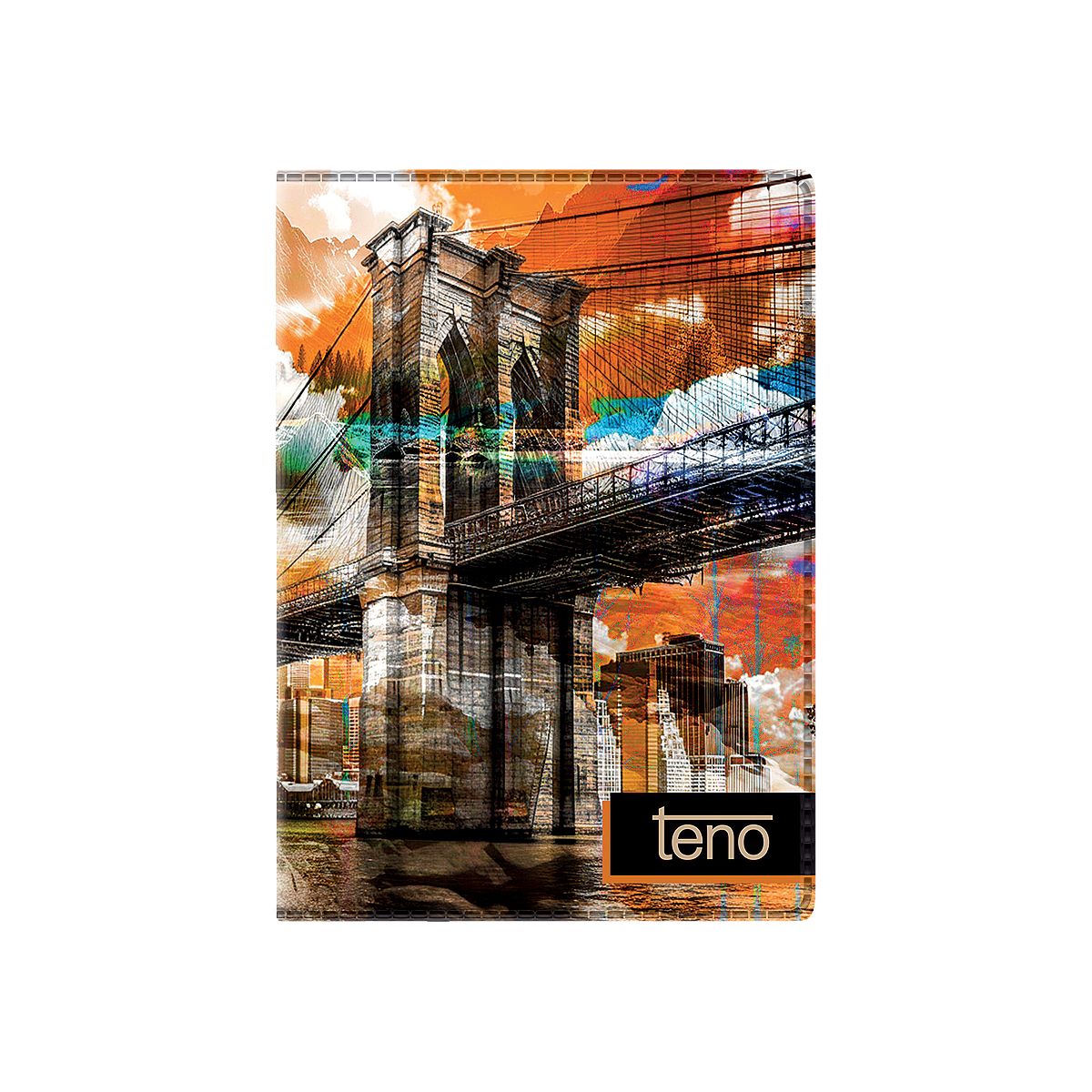 Kalendarz książkowy (terminarz) TENO IMPRESS notesowy 145mm x 194mm Telegraph (N1)