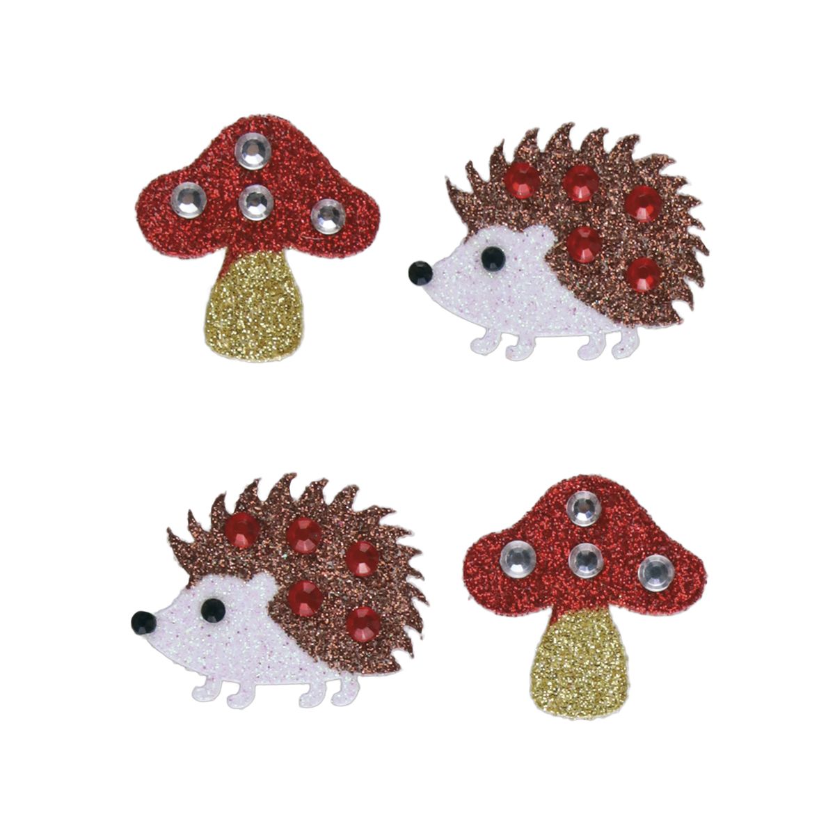 Kryształki Craft-Fun Series muchomorki, jeże mix Titanum (25MH0302)