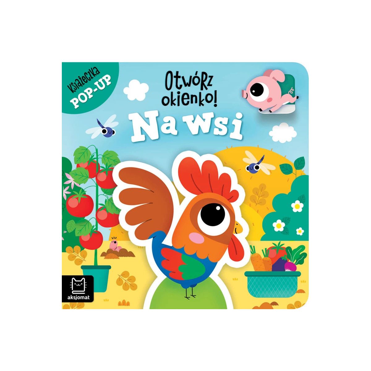 Książka dla dzieci Otwórz okienko! Na wsi. Książeczka pop-up Aksjomat