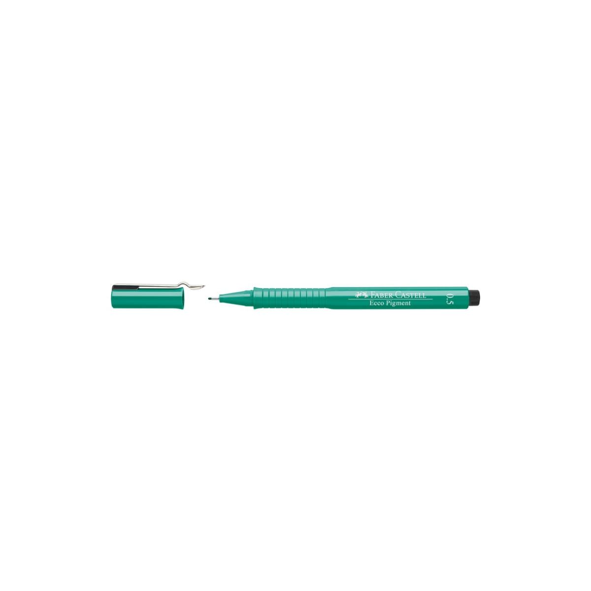 Cienkopis kreślarski Faber Castell Ecco Pigment zielony 0,5mm 1kol. (166563)
