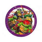Talerz jednorazowy Godan Teenage Mutant Ninja Turtle Nickelodeon śr. 230mm 8 szt (96457)