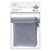 Organza Craft-Fun Series Woreczki z organzy szare Titanum (25BJ033127-4)