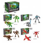 Klocki konstrukcyjne Lean dinozaur robot 218-296el. (23570)