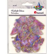 Naklejka (nalepka) Motyle różowe Naklejki foliowe Titanum Craft-Fun (25CR002)